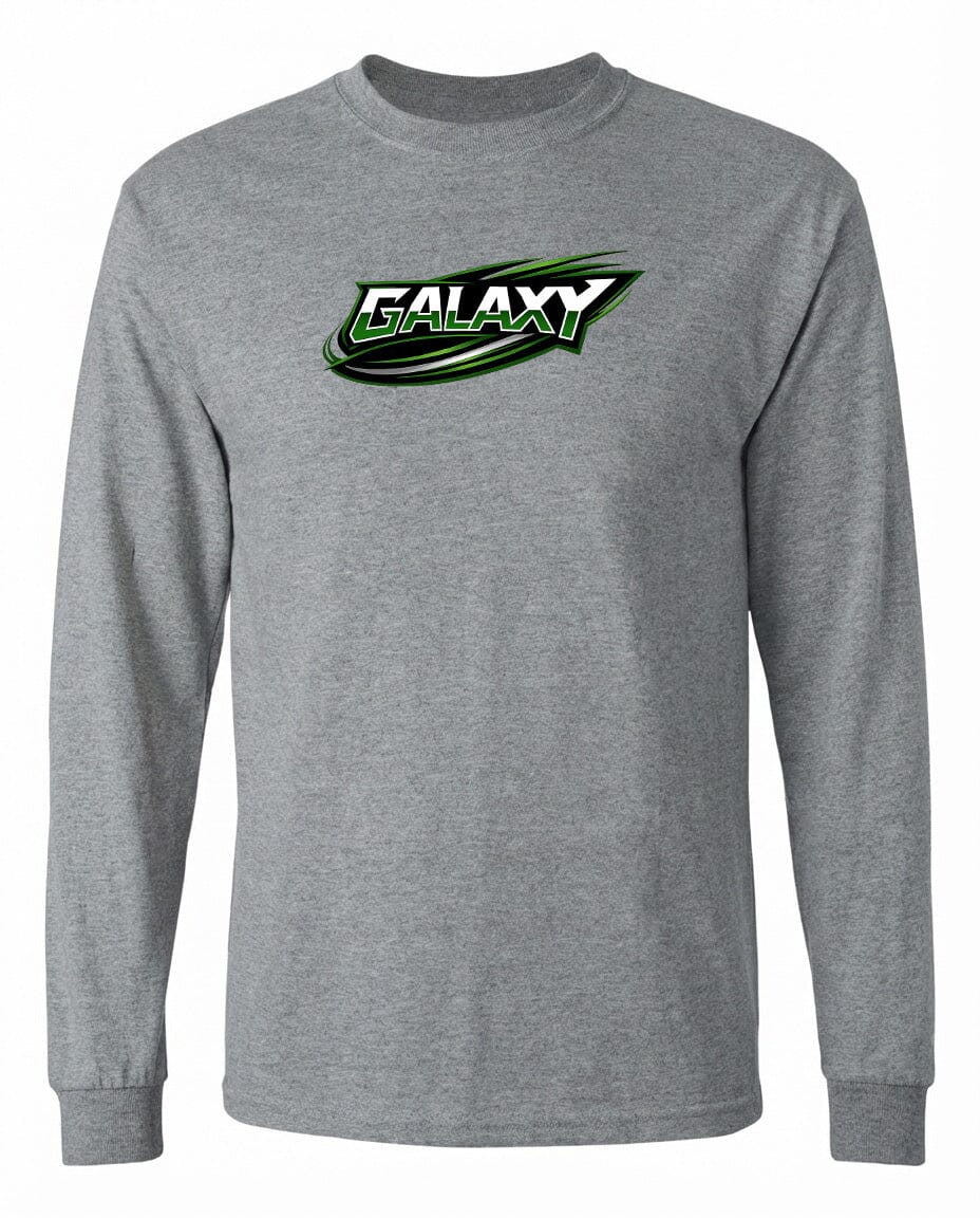 Adult Galaxy BA Chest Logo T Shirt | Hoodie | Long Sleeve | Sweatshirt | Crew Neck | Tank Top Fiesta Doodle waterproof vinyl sticker. dishwasher safe outdoor sticker.