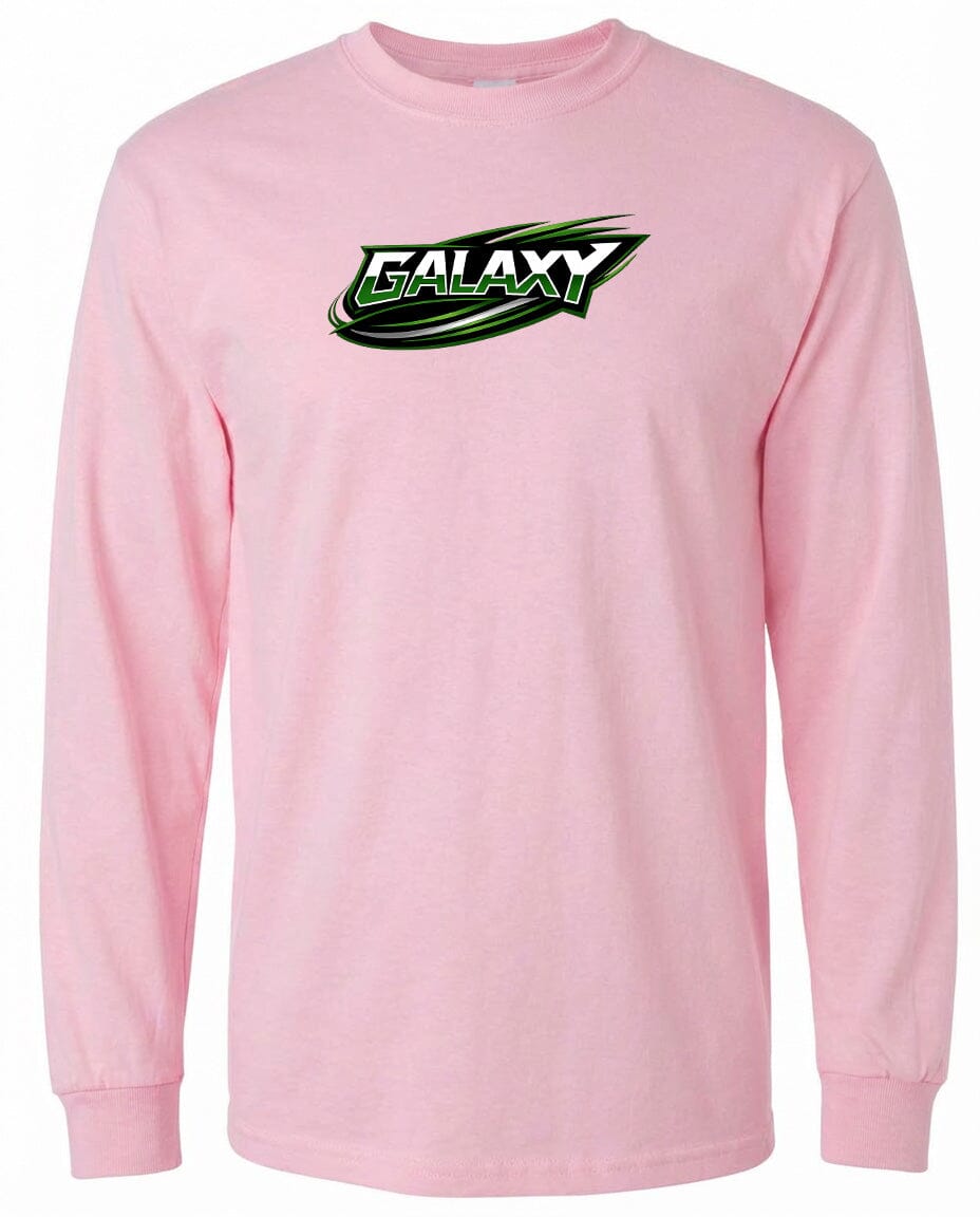 Adult Galaxy BA Chest Logo T Shirt | Hoodie | Long Sleeve | Sweatshirt | Crew Neck | Tank Top Fiesta Doodle waterproof vinyl sticker. dishwasher safe outdoor sticker.