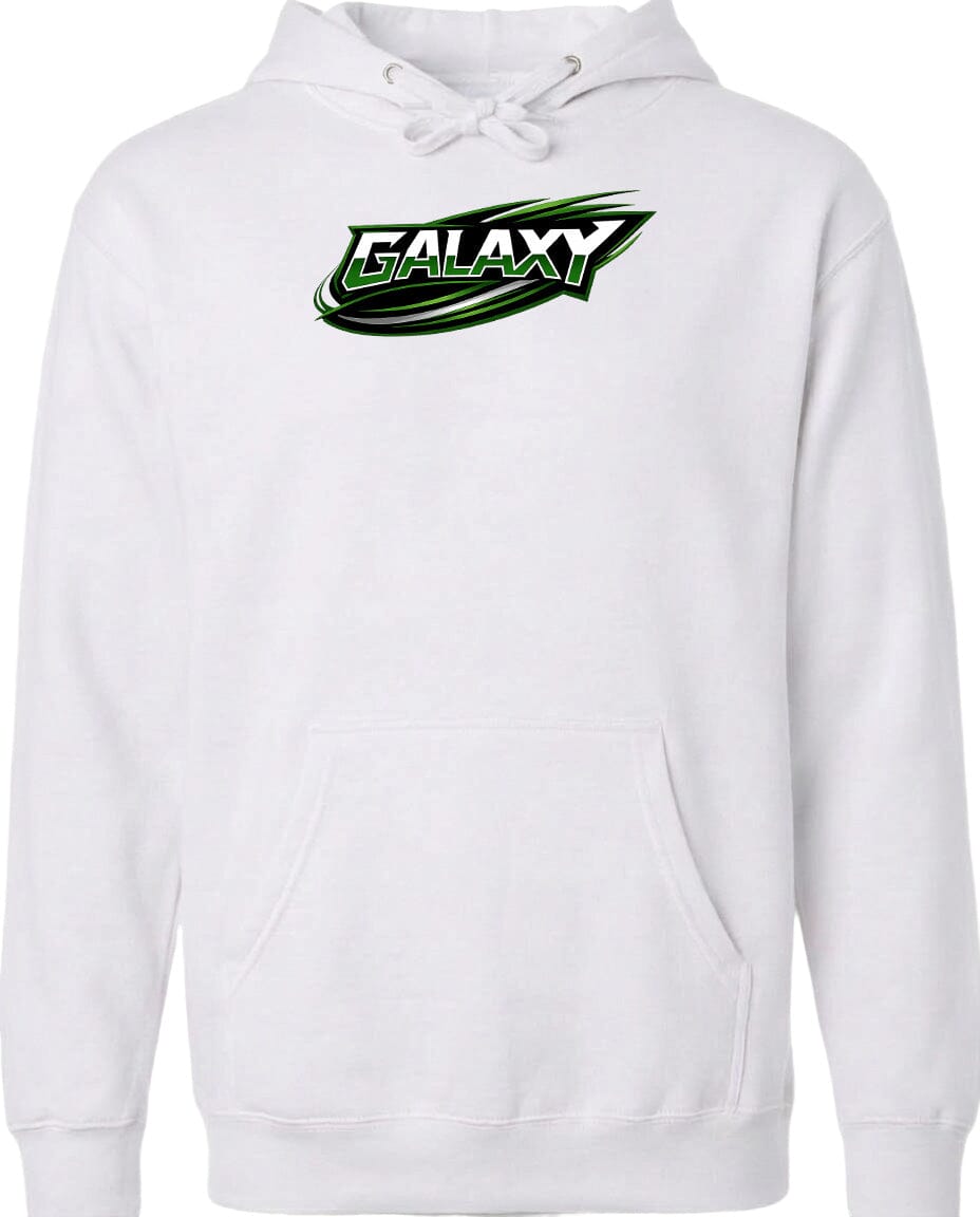 Adult Galaxy BA Chest Logo T Shirt | Hoodie | Long Sleeve | Sweatshirt | Crew Neck | Tank Top Fiesta Doodle Midweight Hoodie XS White waterproof vinyl sticker. dishwasher safe outdoor sticker.
