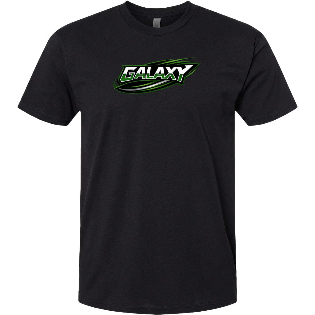 Adult Galaxy BA Chest Logo T Shirt | Hoodie | Long Sleeve | Sweatshirt | Crew Neck | Tank Top Fiesta Doodle T Shirt XS Black waterproof vinyl sticker. dishwasher safe outdoor sticker.