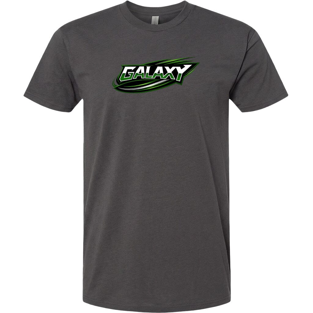 Adult Galaxy BA Chest Logo T Shirt | Hoodie | Long Sleeve | Sweatshirt | Crew Neck | Tank Top Fiesta Doodle T Shirt XS Charcoal waterproof vinyl sticker. dishwasher safe outdoor sticker.
