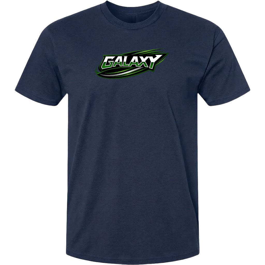 Adult Galaxy BA Chest Logo T Shirt | Hoodie | Long Sleeve | Sweatshirt | Crew Neck | Tank Top Fiesta Doodle T Shirt XS Navy waterproof vinyl sticker. dishwasher safe outdoor sticker.