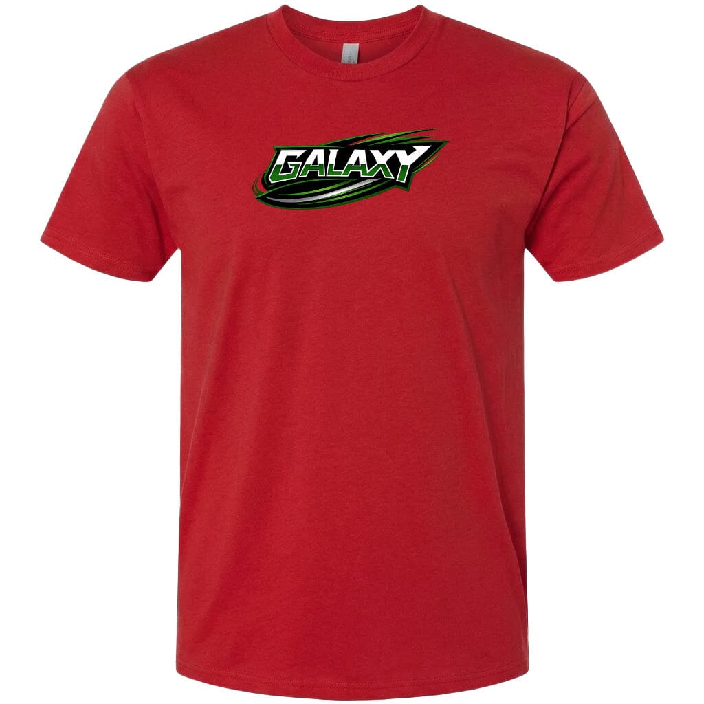 Adult Galaxy BA Chest Logo T Shirt | Hoodie | Long Sleeve | Sweatshirt | Crew Neck | Tank Top Fiesta Doodle T Shirt XS Red waterproof vinyl sticker. dishwasher safe outdoor sticker.
