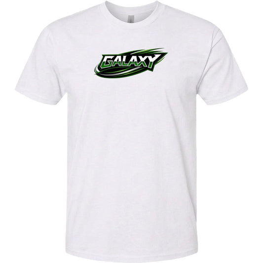 Adult Galaxy BA Chest Logo T Shirt | Hoodie | Long Sleeve | Sweatshirt | Crew Neck | Tank Top Fiesta Doodle T Shirt XS White waterproof vinyl sticker. dishwasher safe outdoor sticker.