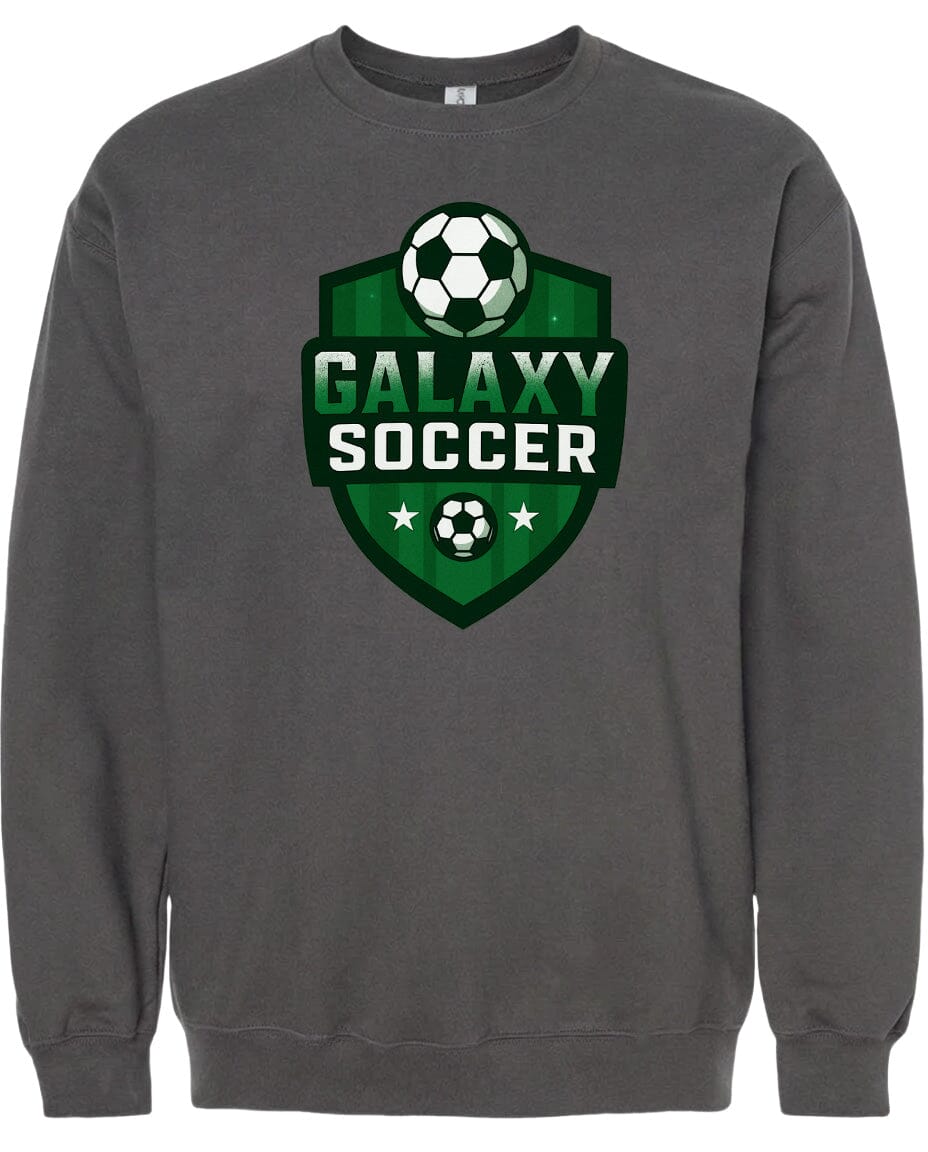ADULT Galaxy Crest Chest Logo T Shirt | Hoodie | Long Sleeve | Sweatshirt | Crew Neck | Tank Top 2 Fiesta Doodle waterproof vinyl sticker. dishwasher safe outdoor sticker.