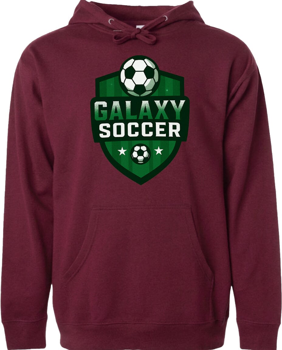 ADULT Galaxy Crest Chest Logo T Shirt | Hoodie | Long Sleeve | Sweatshirt | Crew Neck | Tank Top 2 Fiesta Doodle waterproof vinyl sticker. dishwasher safe outdoor sticker.