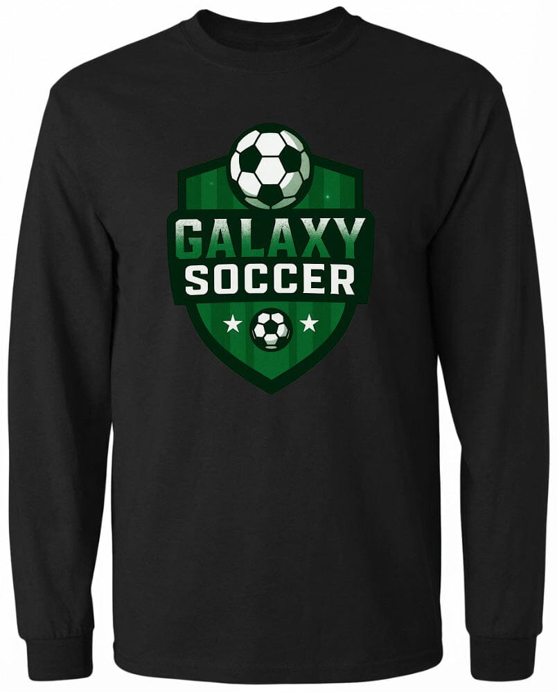 ADULT Galaxy Crest Chest Logo T Shirt | Hoodie | Long Sleeve | Sweatshirt | Crew Neck | Tank Top 2 Fiesta Doodle waterproof vinyl sticker. dishwasher safe outdoor sticker.