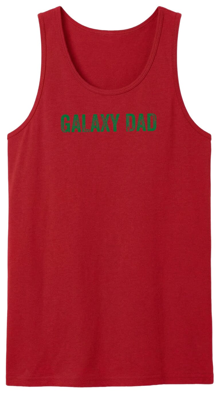 Adult Galaxy Dad Chest Logo T Shirt | Hoodie | Long Sleeve | Sweatshirt | Crew Neck | Tank Top Fiesta Doodle waterproof vinyl sticker. dishwasher safe outdoor sticker.