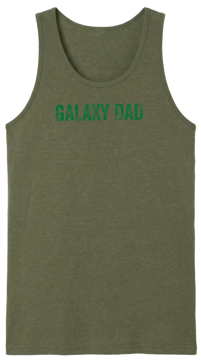 Adult Galaxy Dad Chest Logo T Shirt | Hoodie | Long Sleeve | Sweatshirt | Crew Neck | Tank Top Fiesta Doodle waterproof vinyl sticker. dishwasher safe outdoor sticker.