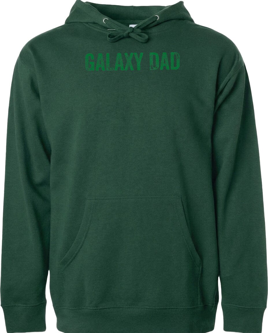 Adult Galaxy Dad Chest Logo T Shirt | Hoodie | Long Sleeve | Sweatshirt | Crew Neck | Tank Top Fiesta Doodle waterproof vinyl sticker. dishwasher safe outdoor sticker.