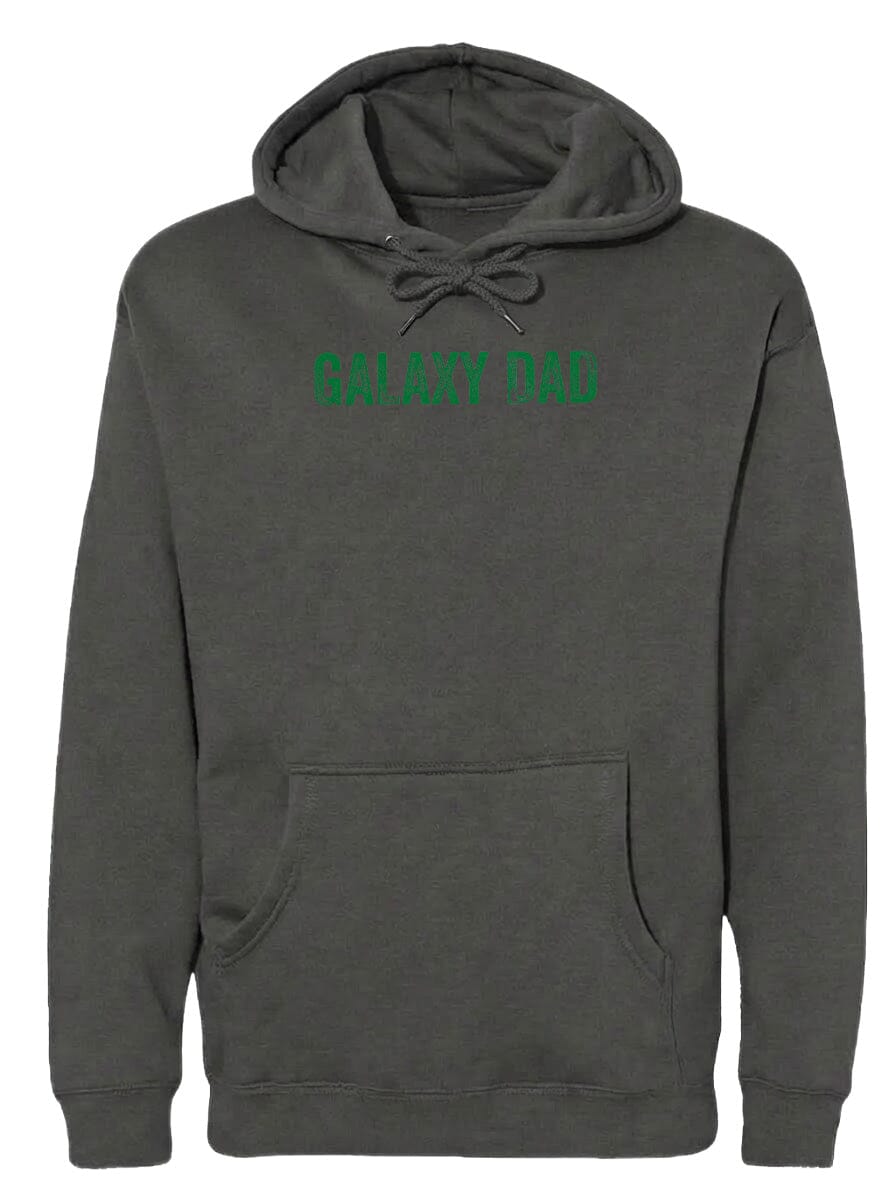 Adult Galaxy Dad Chest Logo T Shirt | Hoodie | Long Sleeve | Sweatshirt | Crew Neck | Tank Top Fiesta Doodle waterproof vinyl sticker. dishwasher safe outdoor sticker.