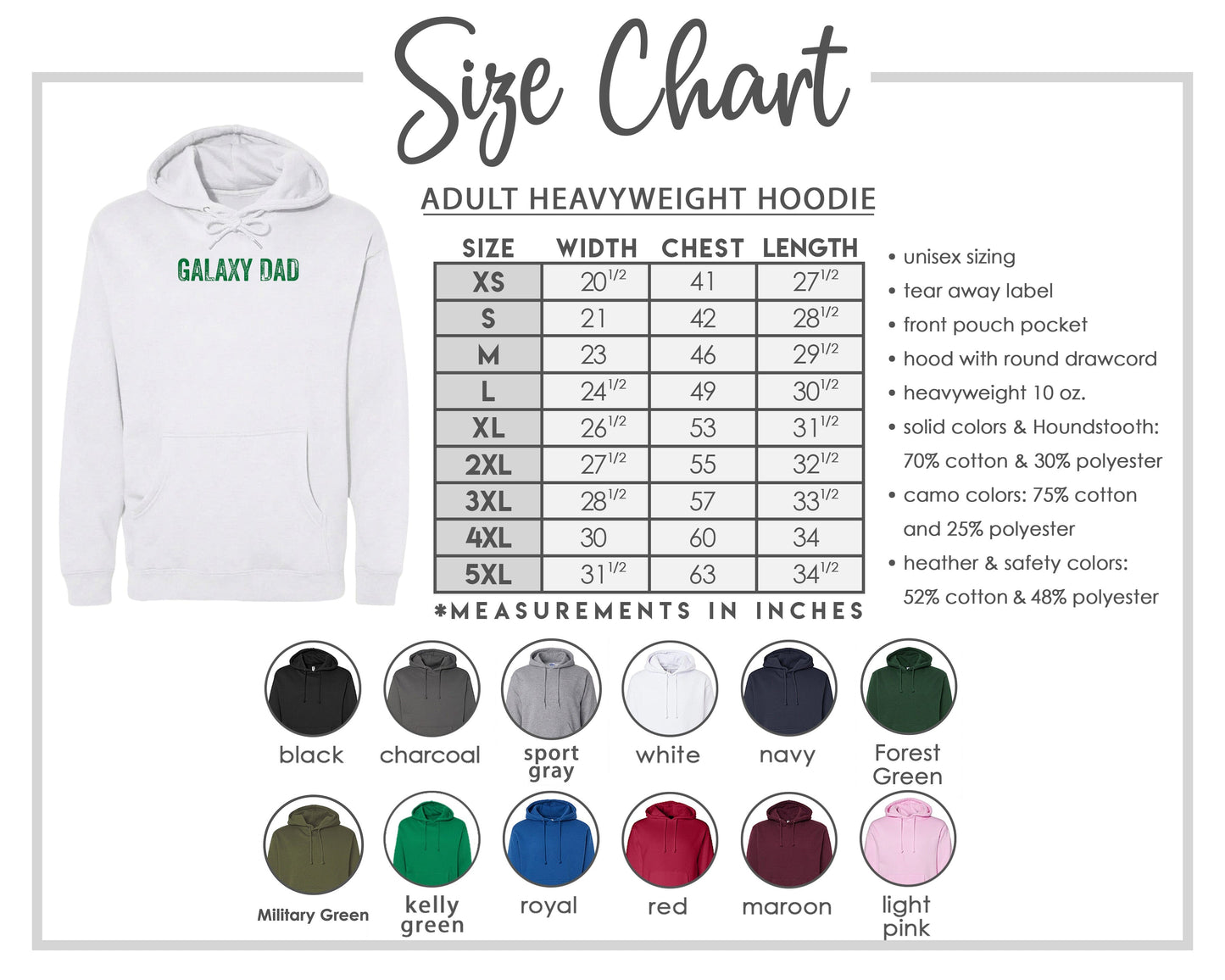 Adult Galaxy Dad Chest Logo T Shirt | Hoodie | Long Sleeve | Sweatshirt | Crew Neck | Tank Top Fiesta Doodle waterproof vinyl sticker. dishwasher safe outdoor sticker.