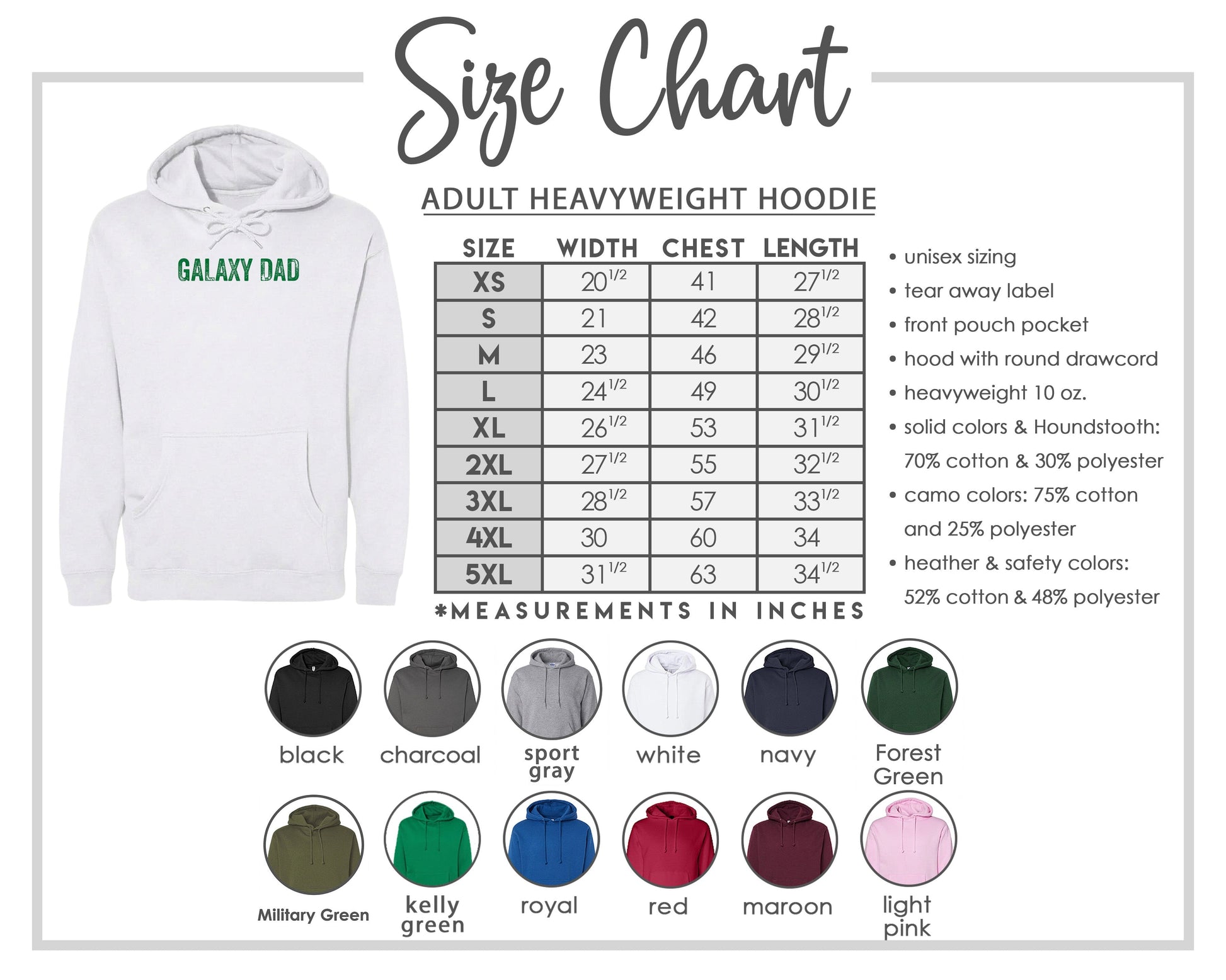 Adult Galaxy Dad Chest Logo T Shirt | Hoodie | Long Sleeve | Sweatshirt | Crew Neck | Tank Top Fiesta Doodle waterproof vinyl sticker. dishwasher safe outdoor sticker.
