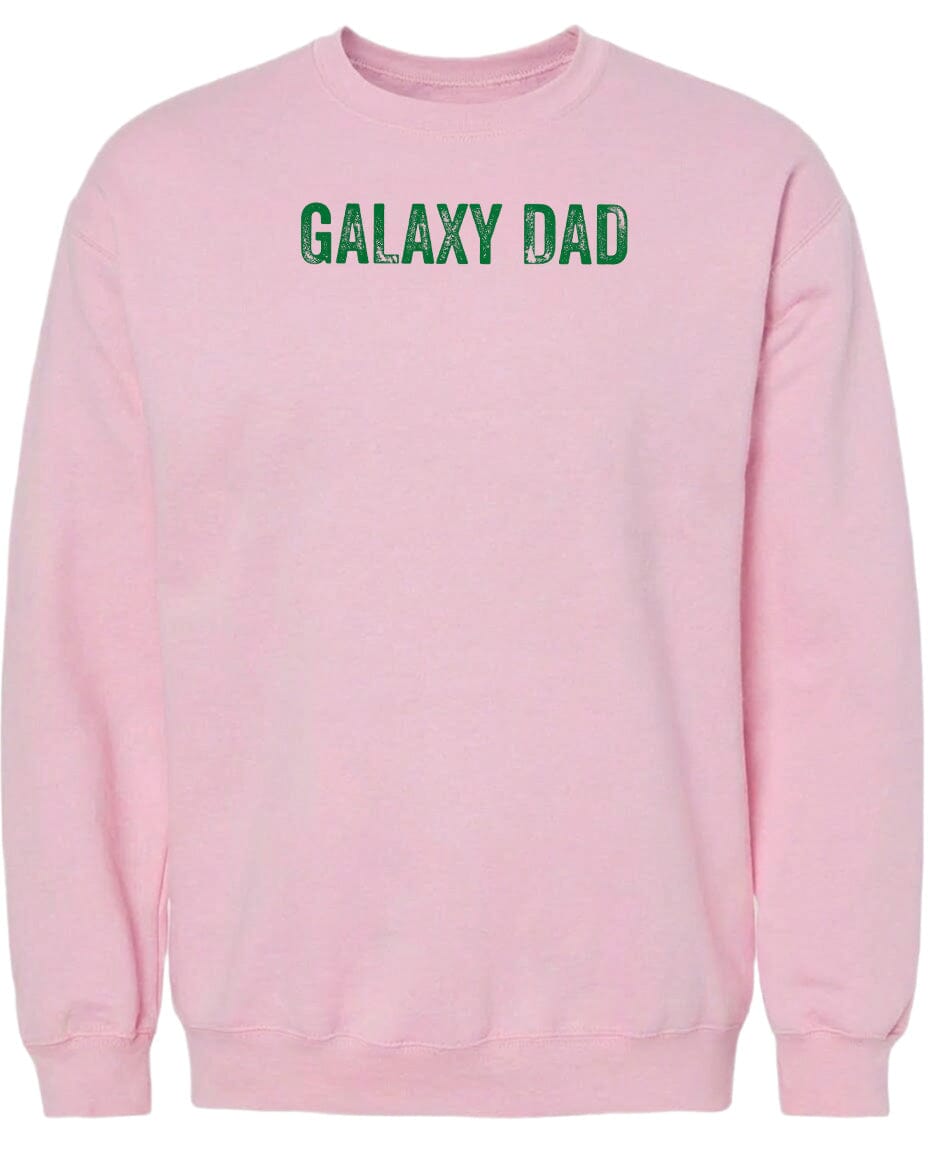 Adult Galaxy Dad Chest Logo T Shirt | Hoodie | Long Sleeve | Sweatshirt | Crew Neck | Tank Top Fiesta Doodle waterproof vinyl sticker. dishwasher safe outdoor sticker.