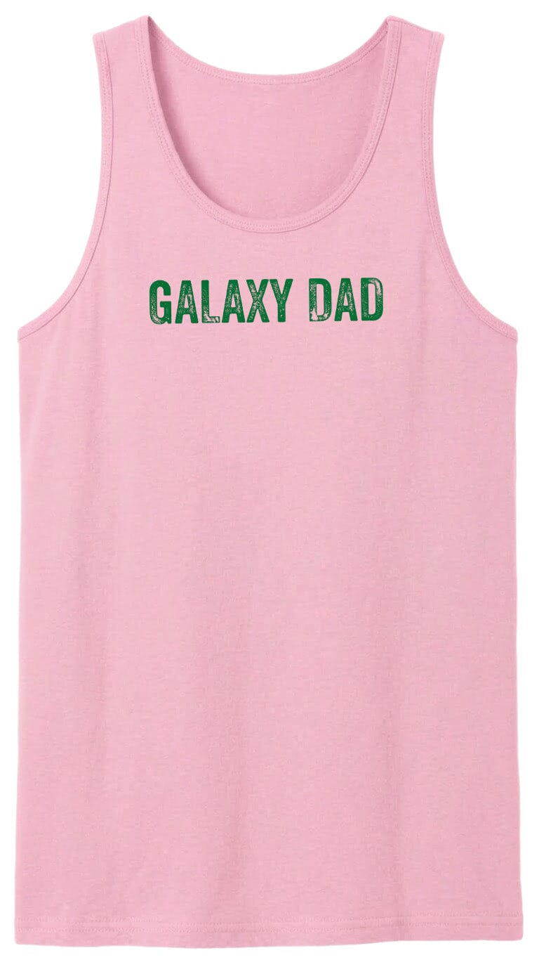 Adult Galaxy Dad Chest Logo T Shirt | Hoodie | Long Sleeve | Sweatshirt | Crew Neck | Tank Top Fiesta Doodle waterproof vinyl sticker. dishwasher safe outdoor sticker.