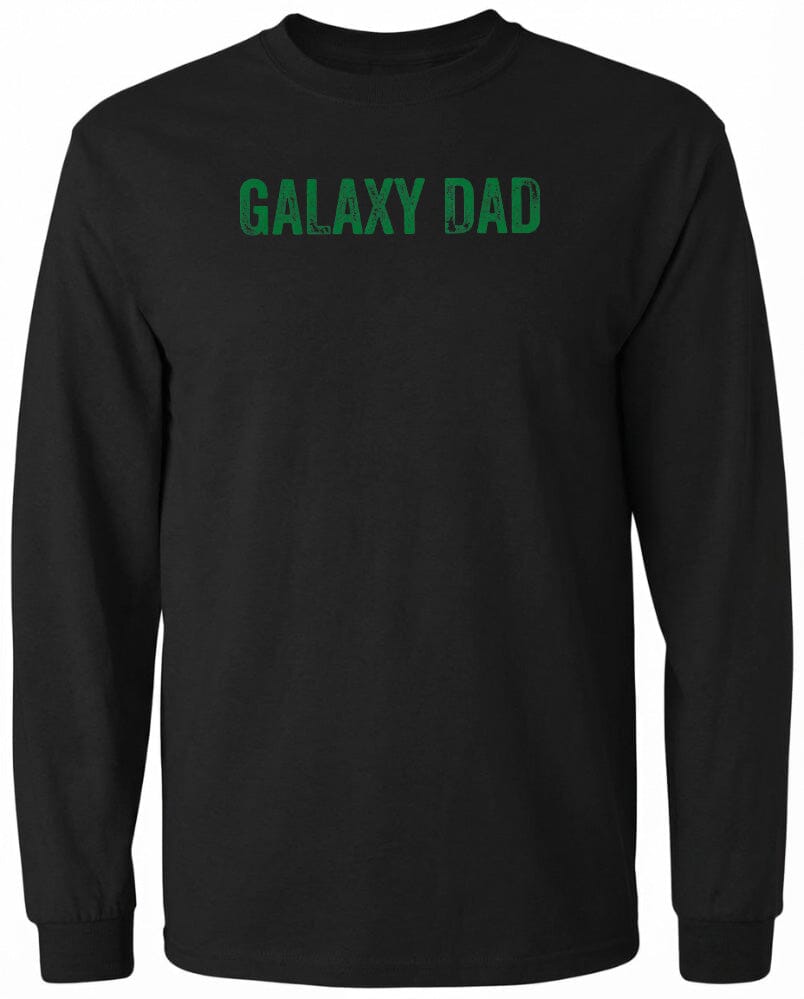 Adult Galaxy Dad Chest Logo T Shirt | Hoodie | Long Sleeve | Sweatshirt | Crew Neck | Tank Top Fiesta Doodle waterproof vinyl sticker. dishwasher safe outdoor sticker.