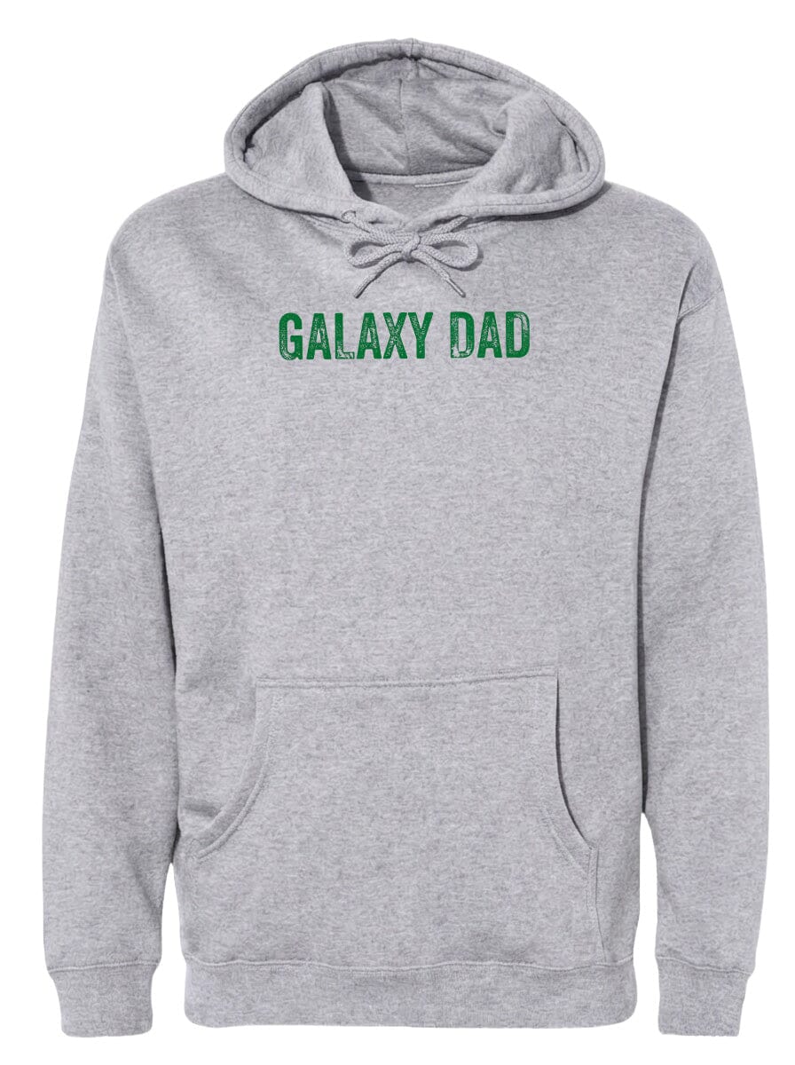 Adult Galaxy Dad Chest Logo T Shirt | Hoodie | Long Sleeve | Sweatshirt | Crew Neck | Tank Top Fiesta Doodle waterproof vinyl sticker. dishwasher safe outdoor sticker.
