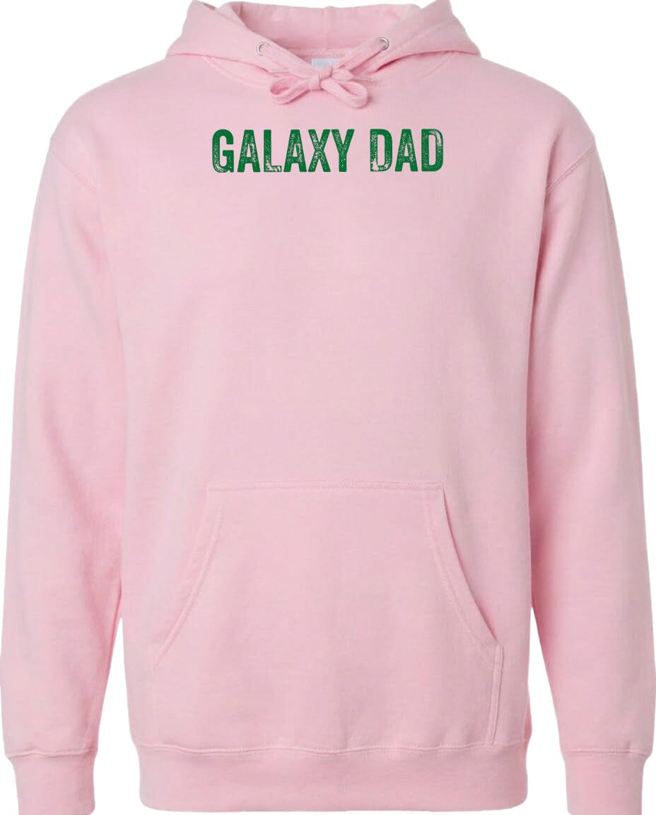 Adult Galaxy Dad Chest Logo T Shirt | Hoodie | Long Sleeve | Sweatshirt | Crew Neck | Tank Top Fiesta Doodle waterproof vinyl sticker. dishwasher safe outdoor sticker.