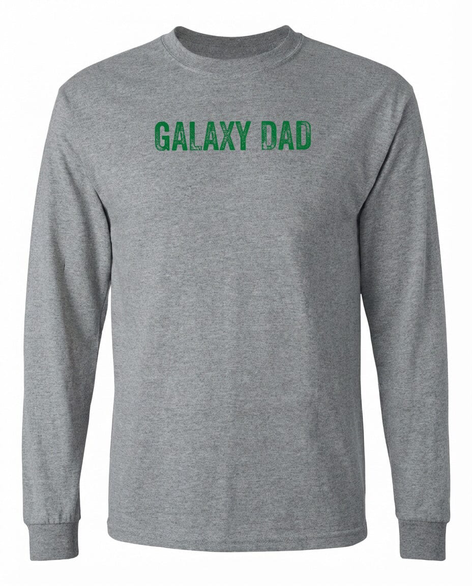 Adult Galaxy Dad Chest Logo T Shirt | Hoodie | Long Sleeve | Sweatshirt | Crew Neck | Tank Top Fiesta Doodle waterproof vinyl sticker. dishwasher safe outdoor sticker.