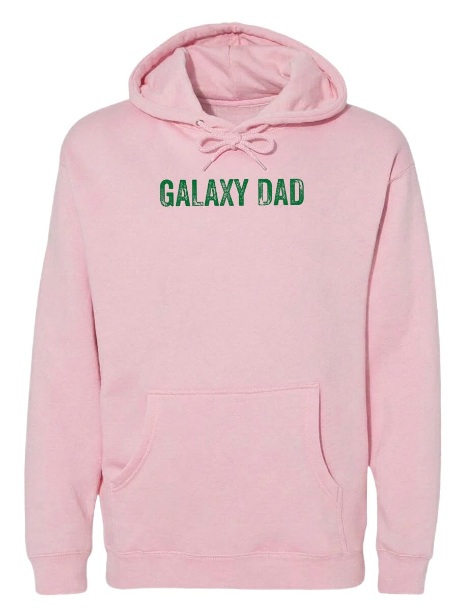 Adult Galaxy Dad Chest Logo T Shirt | Hoodie | Long Sleeve | Sweatshirt | Crew Neck | Tank Top Fiesta Doodle waterproof vinyl sticker. dishwasher safe outdoor sticker.
