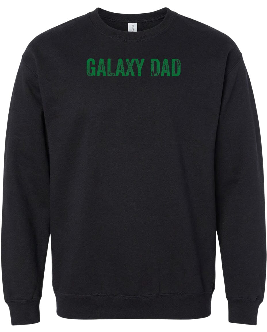 Adult Galaxy Dad Chest Logo T Shirt | Hoodie | Long Sleeve | Sweatshirt | Crew Neck | Tank Top Fiesta Doodle waterproof vinyl sticker. dishwasher safe outdoor sticker.