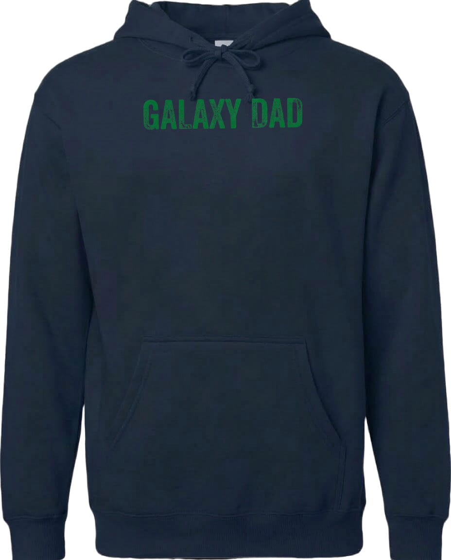 Adult Galaxy Dad Chest Logo T Shirt | Hoodie | Long Sleeve | Sweatshirt | Crew Neck | Tank Top Fiesta Doodle waterproof vinyl sticker. dishwasher safe outdoor sticker.