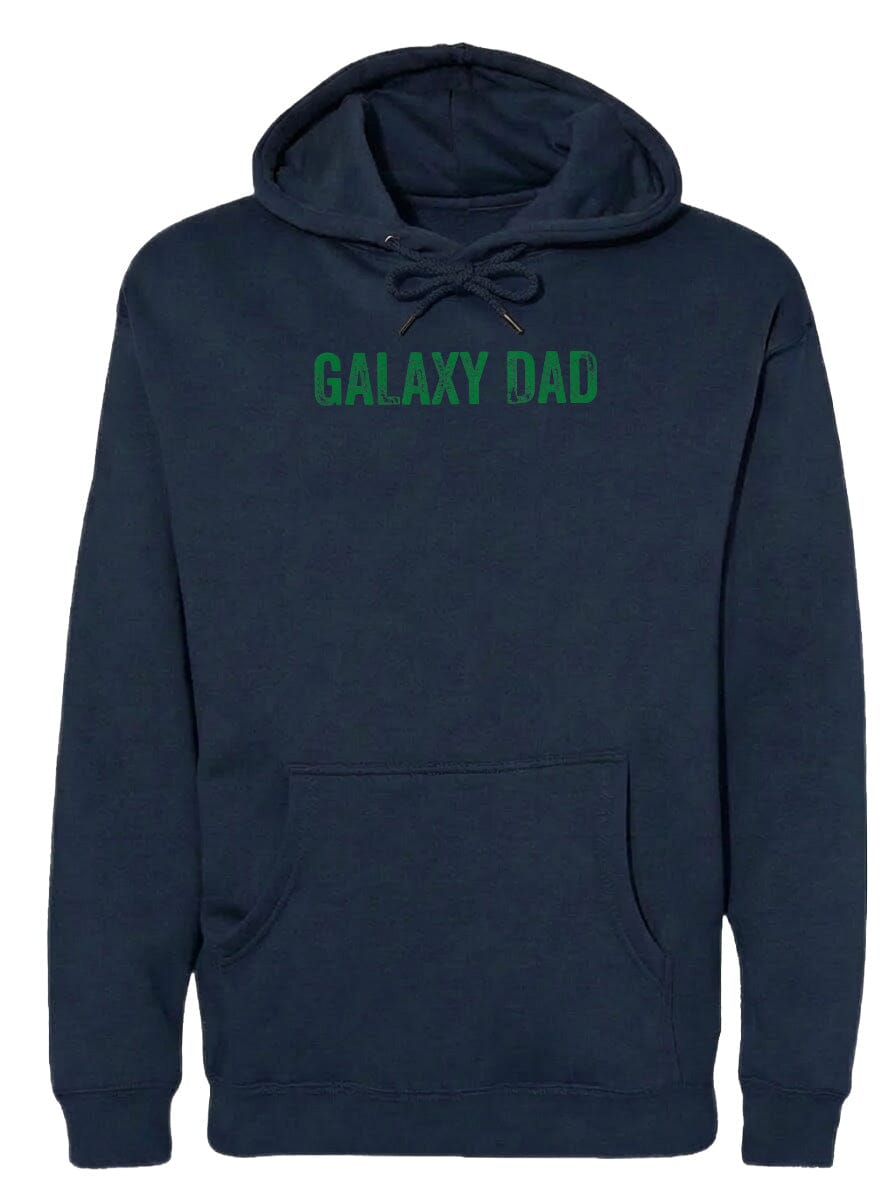 Adult Galaxy Dad Chest Logo T Shirt | Hoodie | Long Sleeve | Sweatshirt | Crew Neck | Tank Top Fiesta Doodle waterproof vinyl sticker. dishwasher safe outdoor sticker.