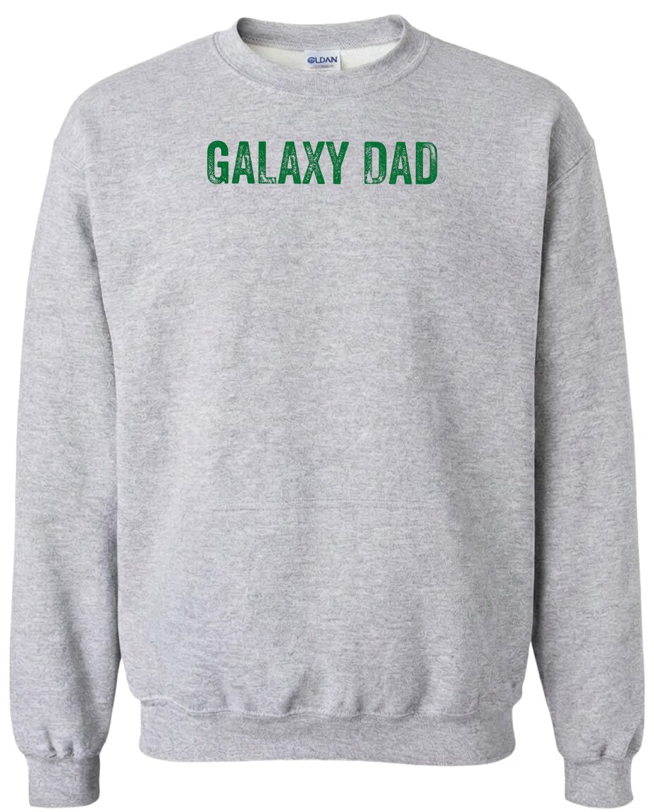 Adult Galaxy Dad Chest Logo T Shirt | Hoodie | Long Sleeve | Sweatshirt | Crew Neck | Tank Top Fiesta Doodle waterproof vinyl sticker. dishwasher safe outdoor sticker.