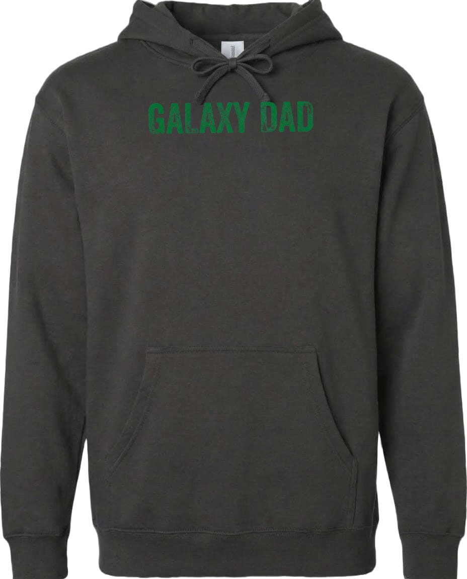 Adult Galaxy Dad Chest Logo T Shirt | Hoodie | Long Sleeve | Sweatshirt | Crew Neck | Tank Top Fiesta Doodle Midweight Hoodie XS Charcoal waterproof vinyl sticker. dishwasher safe outdoor sticker.