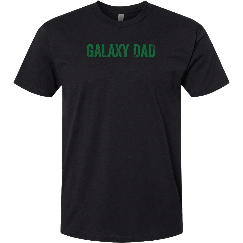 Adult Galaxy Dad Chest Logo T Shirt | Hoodie | Long Sleeve | Sweatshirt | Crew Neck | Tank Top Fiesta Doodle T Shirt XS Black waterproof vinyl sticker. dishwasher safe outdoor sticker.