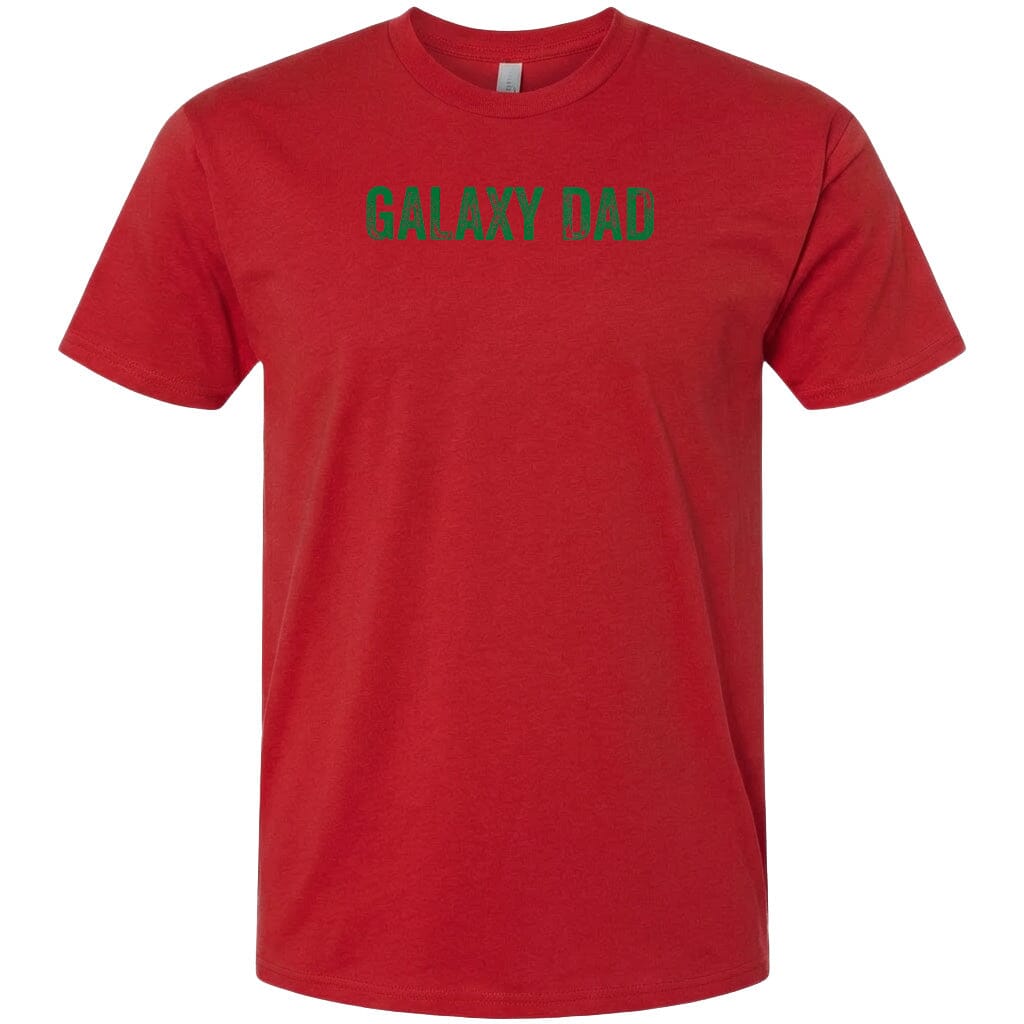 Adult Galaxy Dad Chest Logo T Shirt | Hoodie | Long Sleeve | Sweatshirt | Crew Neck | Tank Top Fiesta Doodle T Shirt XS Red waterproof vinyl sticker. dishwasher safe outdoor sticker.