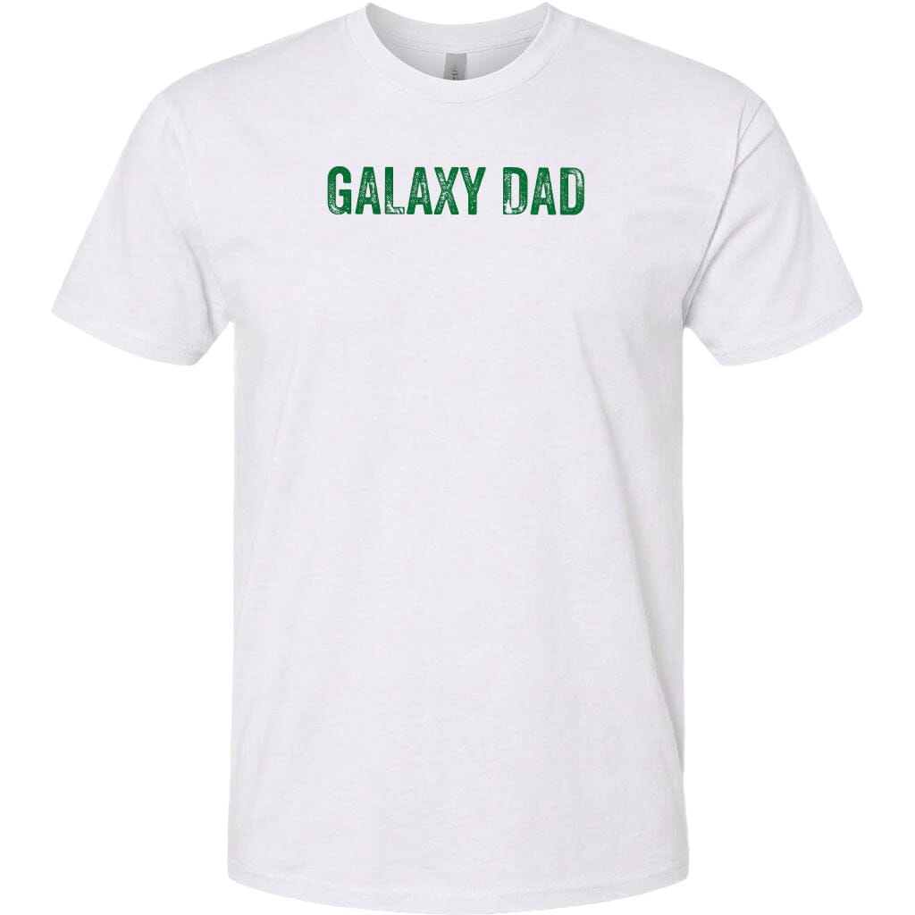 Adult Galaxy Dad Chest Logo T Shirt | Hoodie | Long Sleeve | Sweatshirt | Crew Neck | Tank Top Fiesta Doodle T Shirt XS White waterproof vinyl sticker. dishwasher safe outdoor sticker.