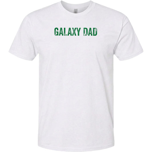 Adult Galaxy Dad Chest Logo T Shirt | Hoodie | Long Sleeve | Sweatshirt | Crew Neck | Tank Top Fiesta Doodle T Shirt XS White waterproof vinyl sticker. dishwasher safe outdoor sticker.