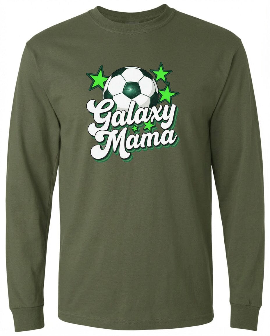 ADULT Galaxy Mama Chest Logo T Shirt | Hoodie | Long Sleeve | Sweatshirt | Crew Neck | Tank Top 2 Fiesta Doodle waterproof vinyl sticker. dishwasher safe outdoor sticker.