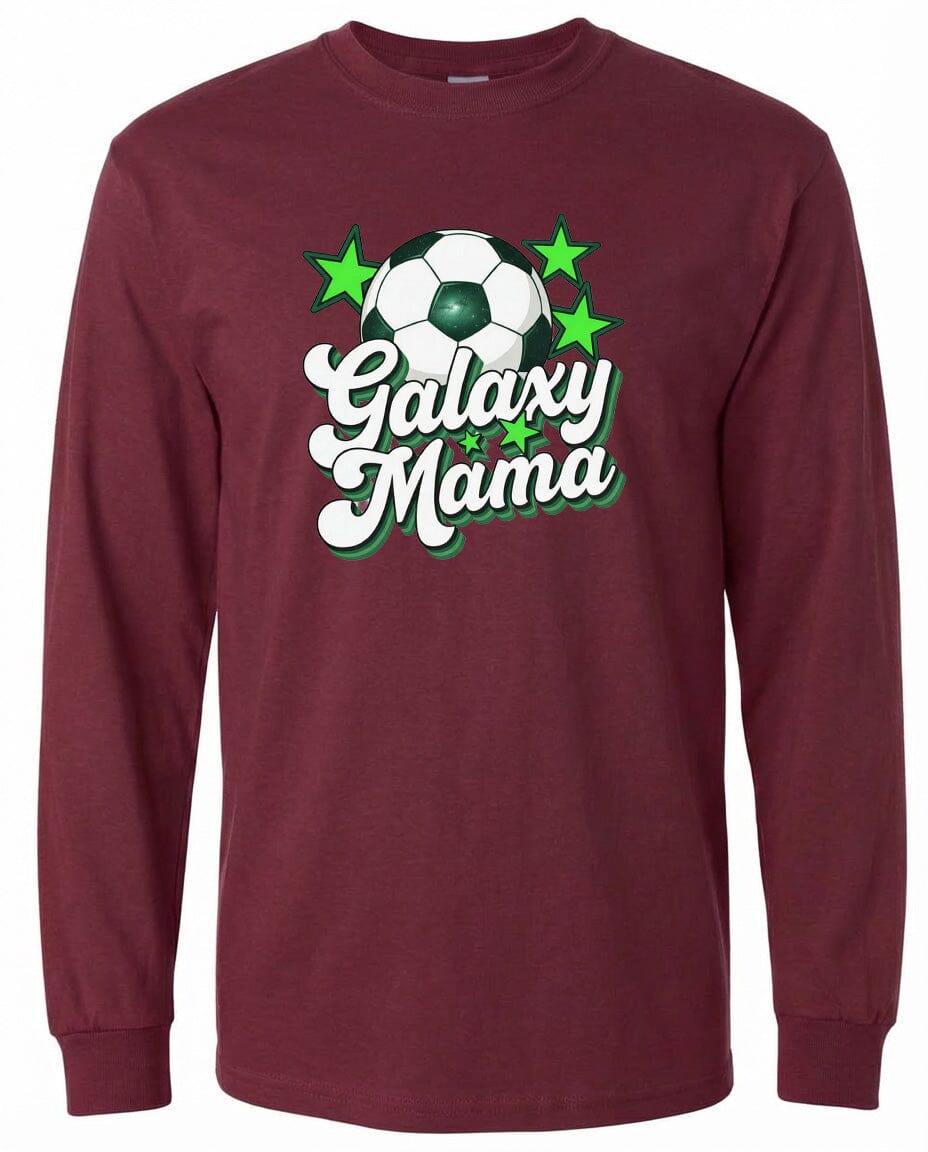 ADULT Galaxy Mama Chest Logo T Shirt | Hoodie | Long Sleeve | Sweatshirt | Crew Neck | Tank Top 2 Fiesta Doodle waterproof vinyl sticker. dishwasher safe outdoor sticker.