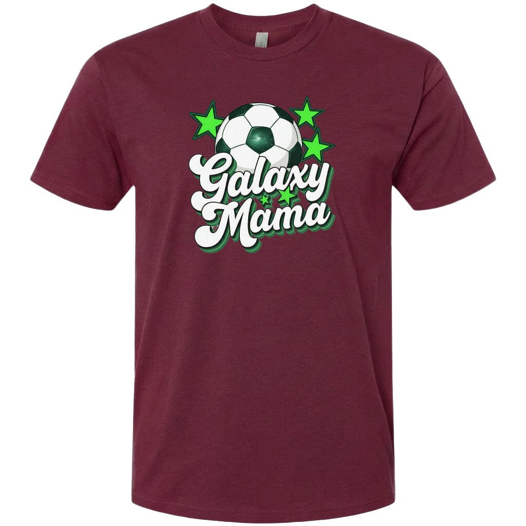 ADULT Galaxy Mama Chest Logo T Shirt | Hoodie | Long Sleeve | Sweatshirt | Crew Neck | Tank Top 2 Fiesta Doodle T Shirt XS Maroon waterproof vinyl sticker. dishwasher safe outdoor sticker.