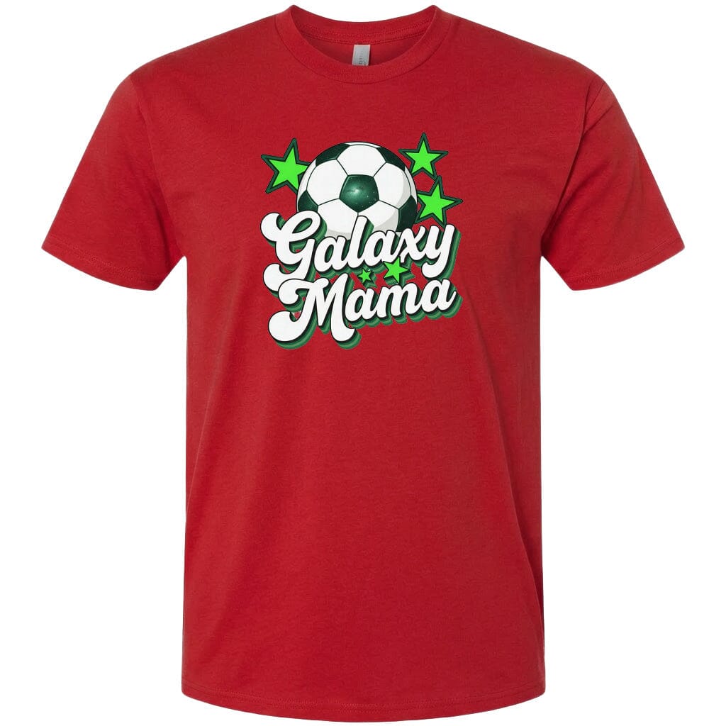 ADULT Galaxy Mama Chest Logo T Shirt | Hoodie | Long Sleeve | Sweatshirt | Crew Neck | Tank Top 2 Fiesta Doodle T Shirt XS Red waterproof vinyl sticker. dishwasher safe outdoor sticker.