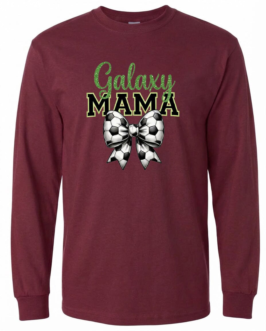 Adult Galaxy Mama Chest Logo T Shirt | Hoodie | Long Sleeve | Sweatshirt | Crew Neck | Tank Top Fiesta Doodle waterproof vinyl sticker. dishwasher safe outdoor sticker.