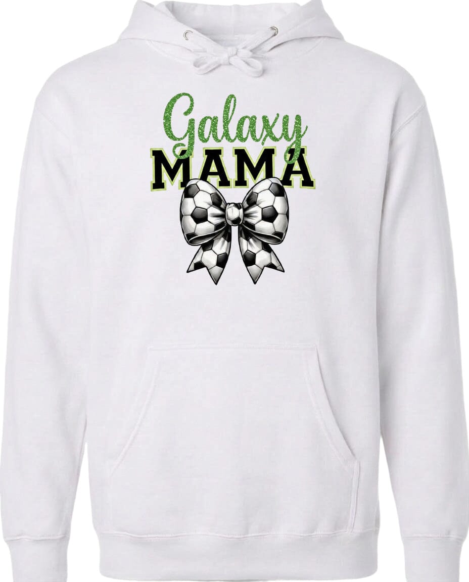 Adult Galaxy Mama Chest Logo T Shirt | Hoodie | Long Sleeve | Sweatshirt | Crew Neck | Tank Top Fiesta Doodle Midweight Hoodie XS White waterproof vinyl sticker. dishwasher safe outdoor sticker.