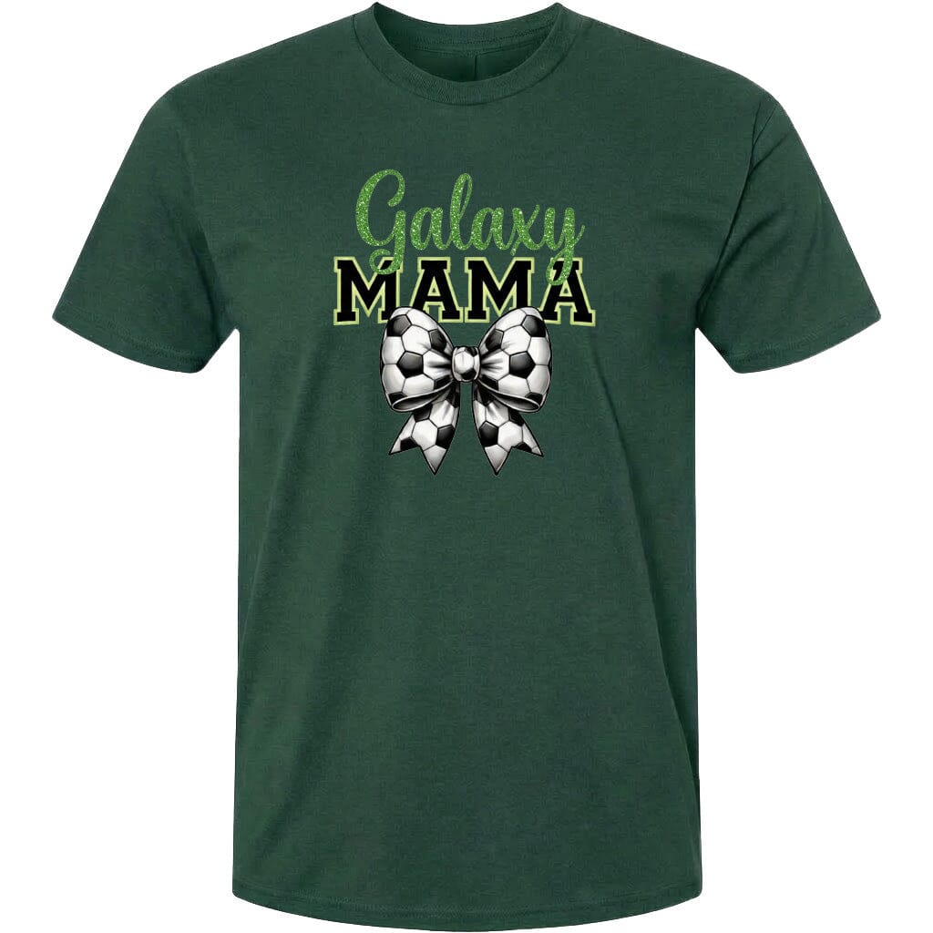 Adult Galaxy Mama Chest Logo T Shirt | Hoodie | Long Sleeve | Sweatshirt | Crew Neck | Tank Top Fiesta Doodle T Shirt XS Forest Green waterproof vinyl sticker. dishwasher safe outdoor sticker.