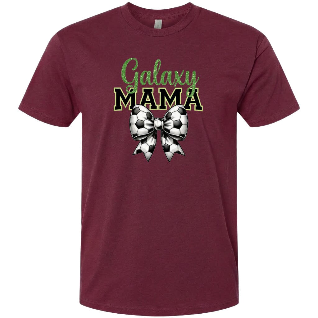Adult Galaxy Mama Chest Logo T Shirt | Hoodie | Long Sleeve | Sweatshirt | Crew Neck | Tank Top Fiesta Doodle T Shirt XS Maroon waterproof vinyl sticker. dishwasher safe outdoor sticker.