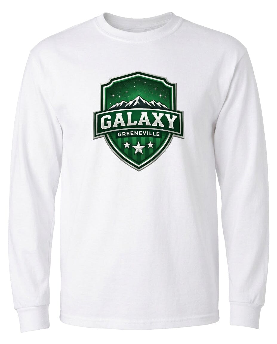 ADULT Galaxy Official Logo Chest Logo T Shirt | Hoodie | Long Sleeve | Sweatshirt | Crew Neck | Tank Top Fiesta Doodle waterproof vinyl sticker. dishwasher safe outdoor sticker.