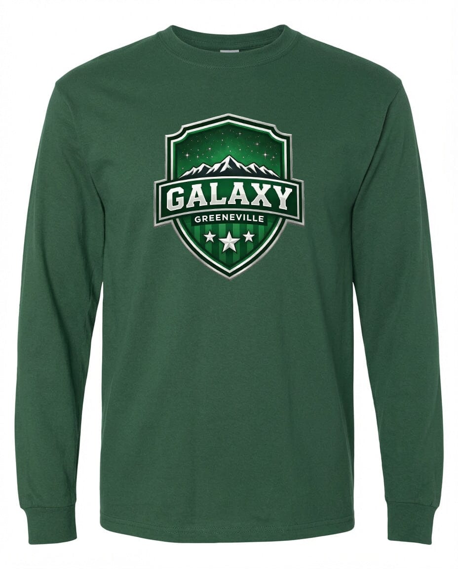 ADULT Galaxy Official Logo Chest Logo T Shirt | Hoodie | Long Sleeve | Sweatshirt | Crew Neck | Tank Top Fiesta Doodle waterproof vinyl sticker. dishwasher safe outdoor sticker.