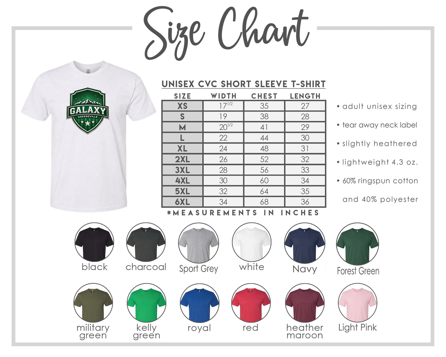 ADULT Galaxy Official Logo Chest Logo T Shirt | Hoodie | Long Sleeve | Sweatshirt | Crew Neck | Tank Top Fiesta Doodle waterproof vinyl sticker. dishwasher safe outdoor sticker.