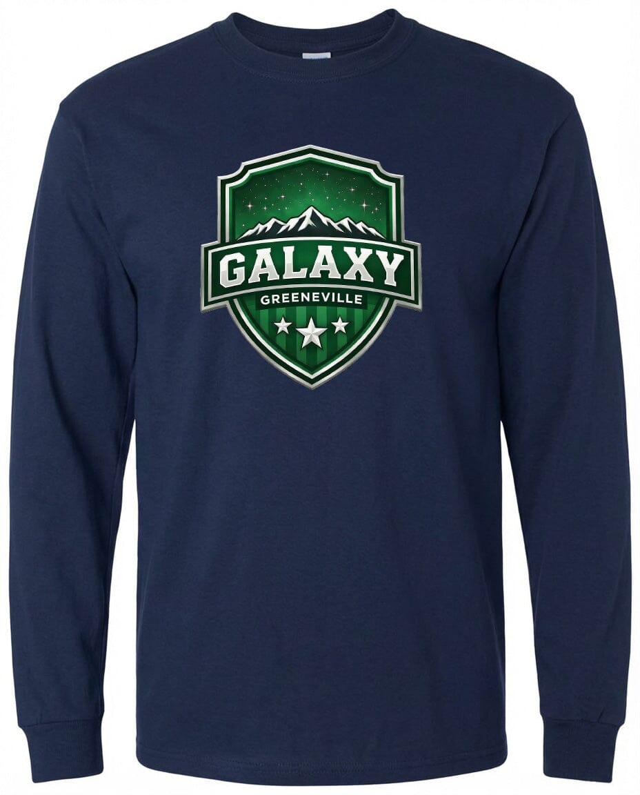 ADULT Galaxy Official Logo Chest Logo T Shirt | Hoodie | Long Sleeve | Sweatshirt | Crew Neck | Tank Top Fiesta Doodle waterproof vinyl sticker. dishwasher safe outdoor sticker.