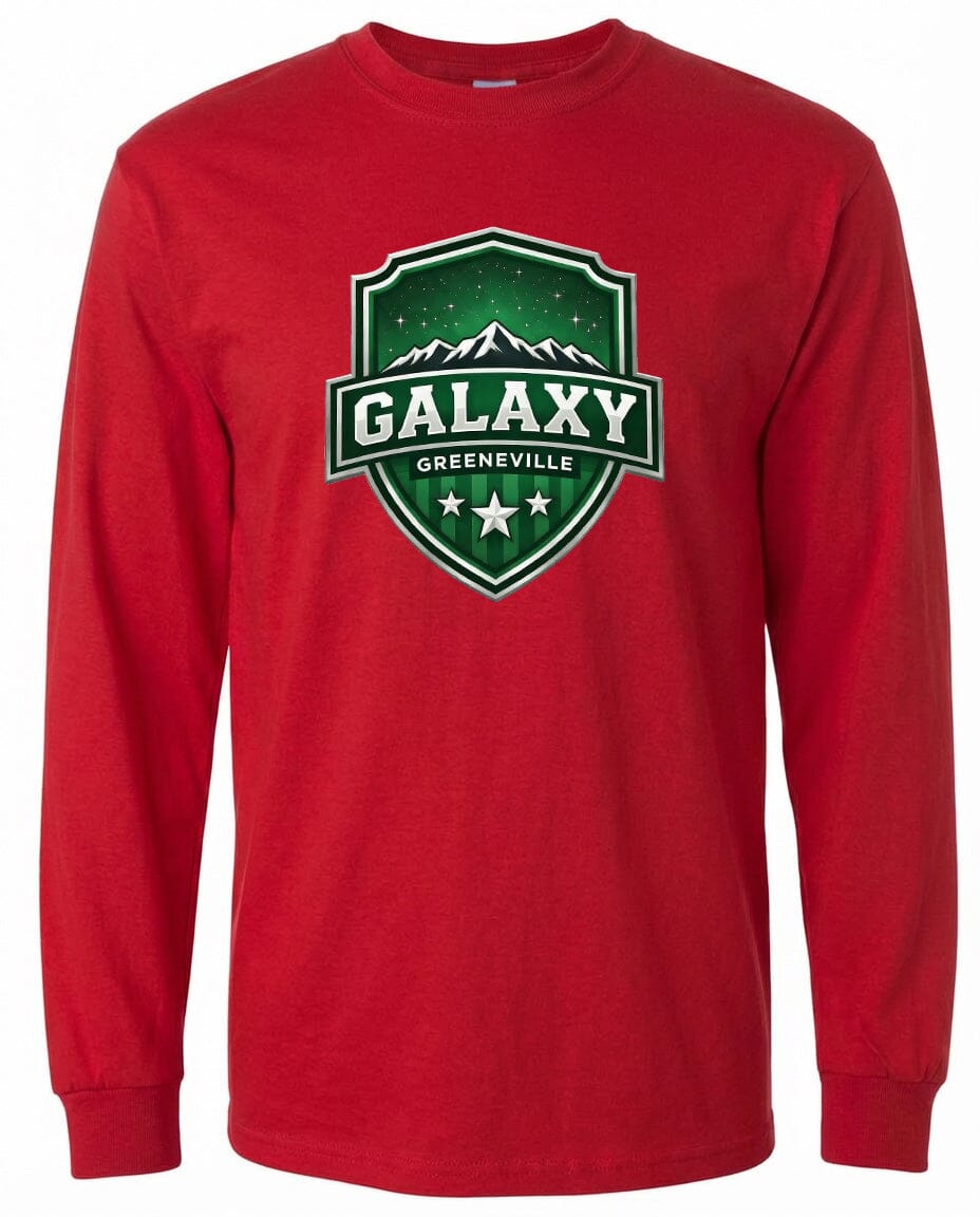 ADULT Galaxy Official Logo Chest Logo T Shirt | Hoodie | Long Sleeve | Sweatshirt | Crew Neck | Tank Top Fiesta Doodle waterproof vinyl sticker. dishwasher safe outdoor sticker.