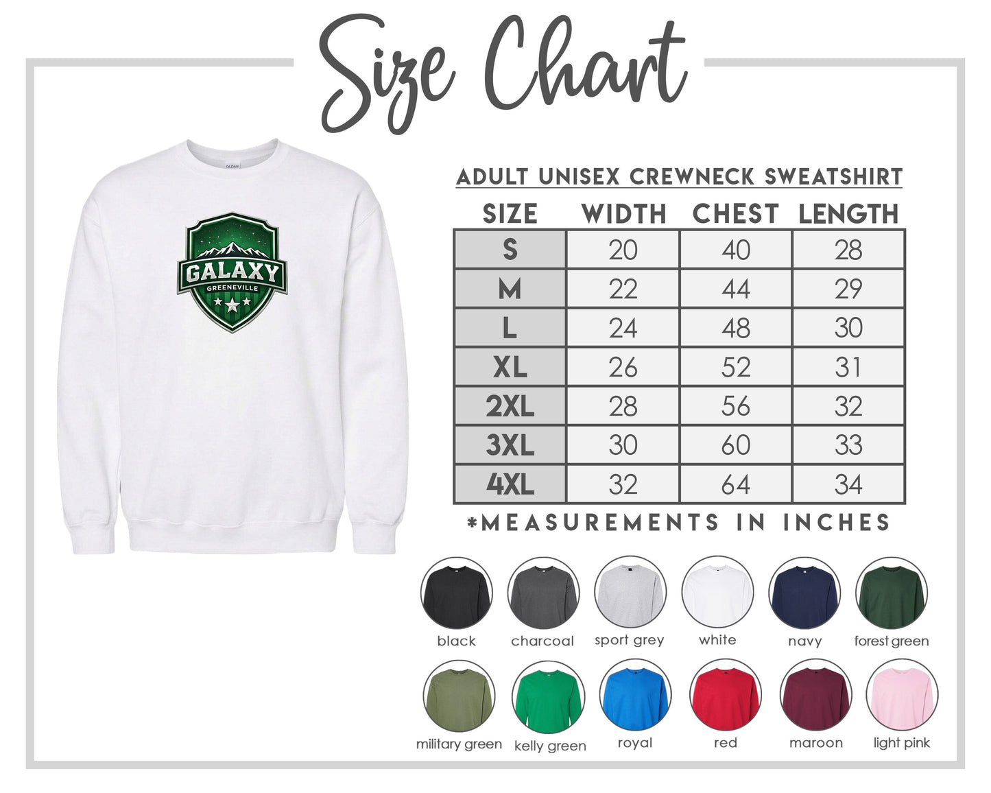 ADULT Galaxy Official Logo Chest Logo T Shirt | Hoodie | Long Sleeve | Sweatshirt | Crew Neck | Tank Top Fiesta Doodle waterproof vinyl sticker. dishwasher safe outdoor sticker.