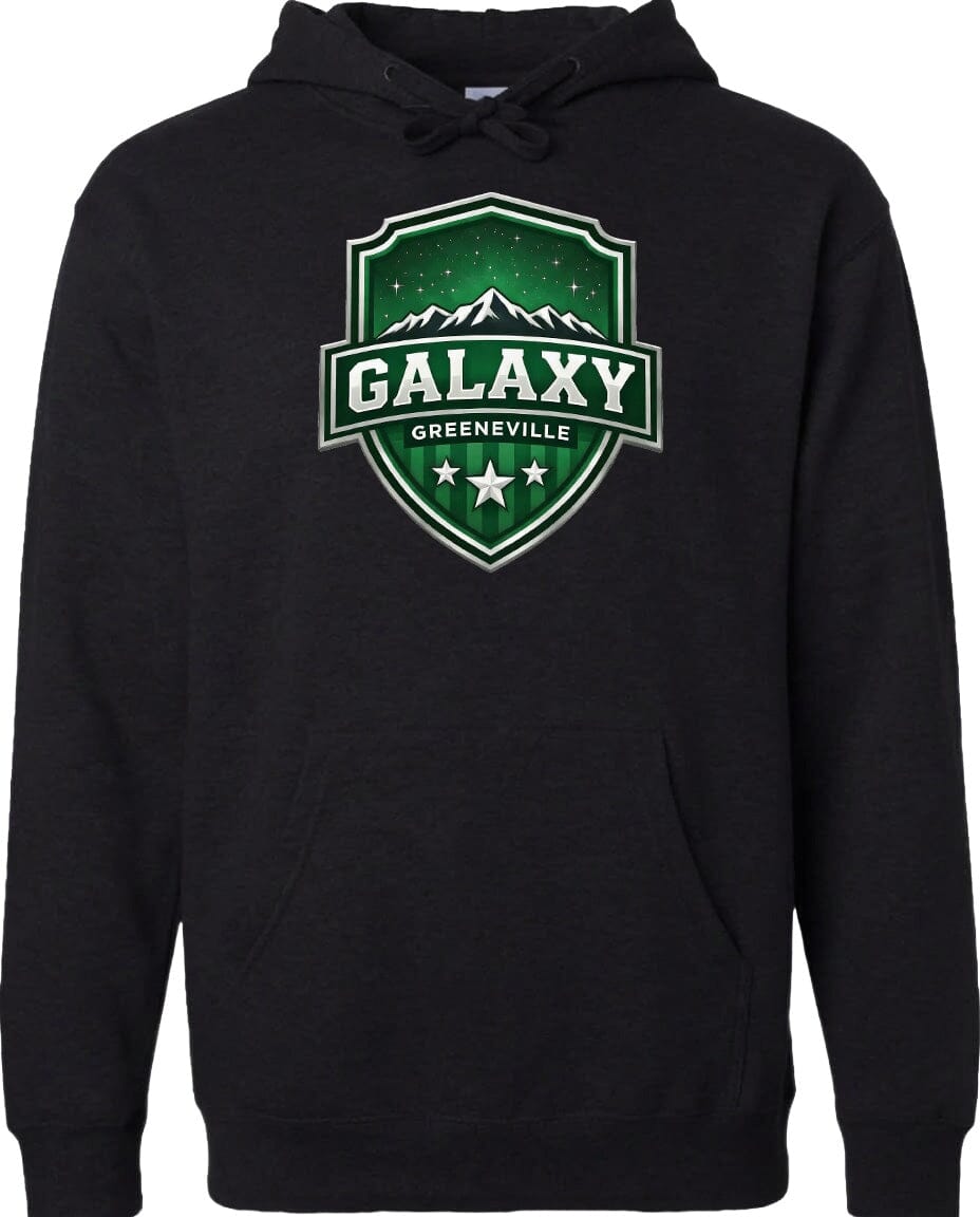 ADULT Galaxy Official Logo Chest Logo T Shirt | Hoodie | Long Sleeve | Sweatshirt | Crew Neck | Tank Top Fiesta Doodle Midweight Hoodie XS Black waterproof vinyl sticker. dishwasher safe outdoor sticker.