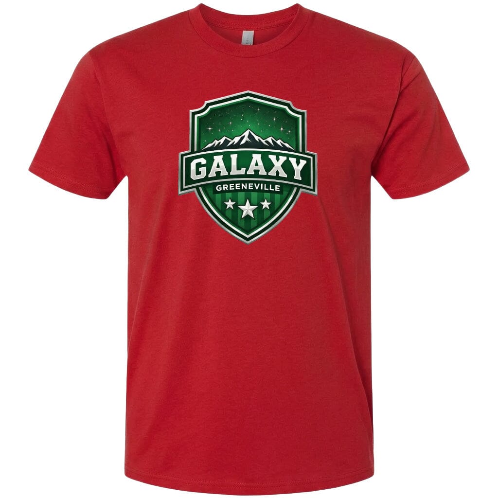 ADULT Galaxy Official Logo Chest Logo T Shirt | Hoodie | Long Sleeve | Sweatshirt | Crew Neck | Tank Top Fiesta Doodle T Shirt XS Red waterproof vinyl sticker. dishwasher safe outdoor sticker.