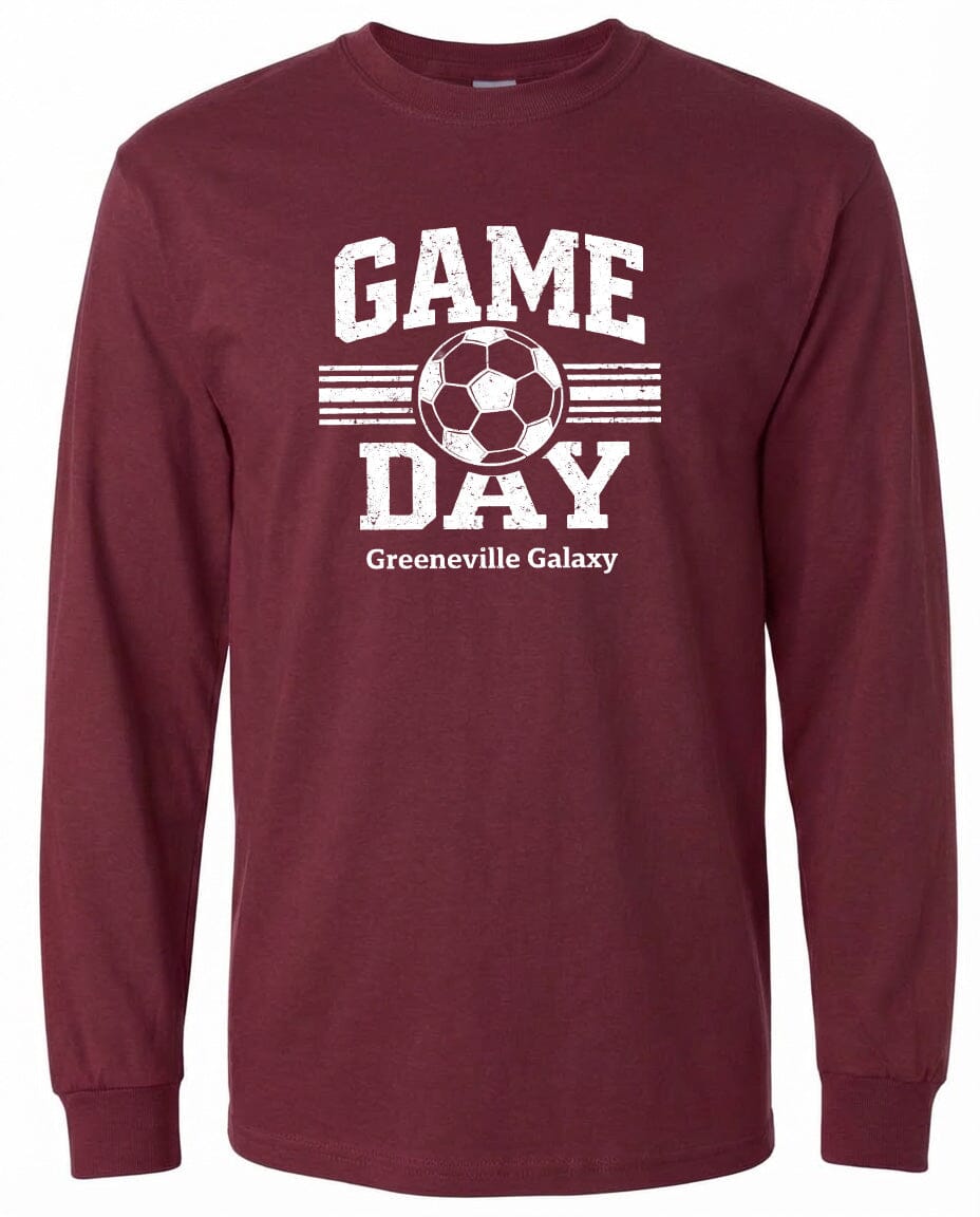 ADULT Game Day Greeneville Galaxy Chest Logo T Shirt | Hoodie | Long Sleeve | Sweatshirt | Crew Neck | Tank Top Fiesta Doodle waterproof vinyl sticker. dishwasher safe outdoor sticker.